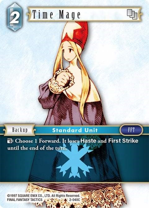 Time Mage (Female Unit) (Opus II) (2-040C)