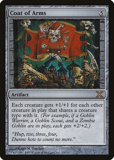 Image for Coat of Arms (10th Edition) (316) (10E) - Magic: The Gathering