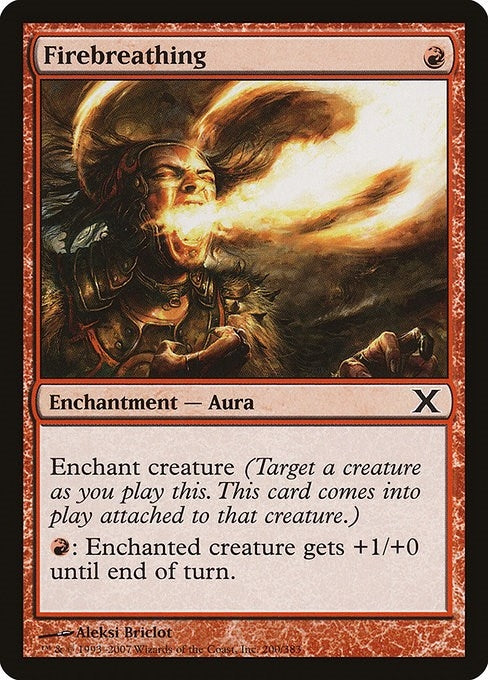 Image for Firebreathing (10th Edition) (200) (10E) - Magic: The Gathering