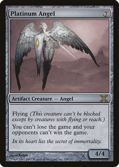 Image for Platinum Angel (10th Edition) (339) (10E) - Magic: The Gathering