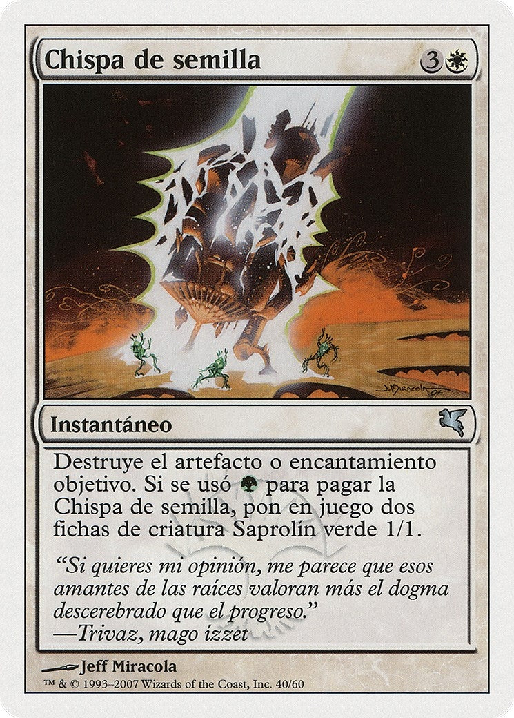 Seed Spark (Spanish) - "Chispa de semilla" (J40)