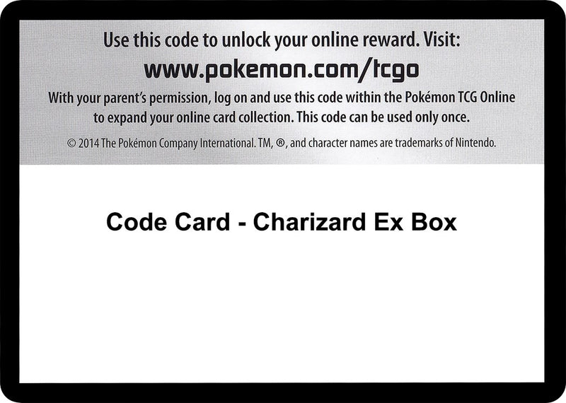 Image for Code Card - Charizard EX Box (XY - Evolutions) (EVO) - Pokemon