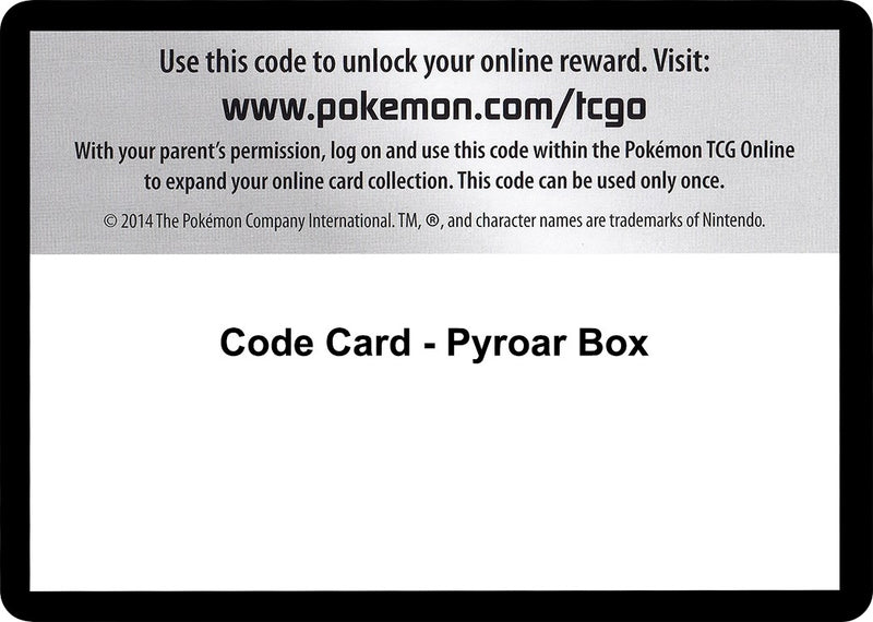 Image for Code Card - Pyroar Box (XY - Flashfire) (FLF) - Pokemon