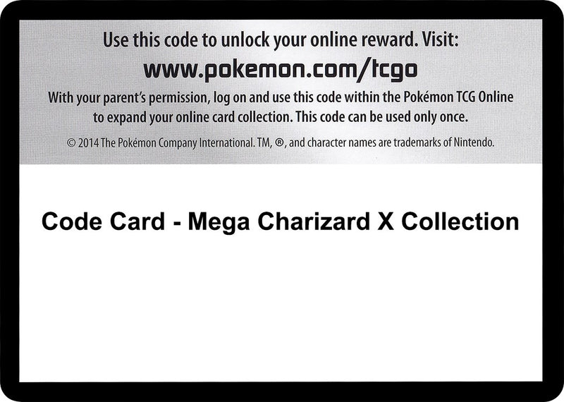 Image for Code Card - Mega Charizard X Collection (XY - Furious Fists) (FFI) - Pokemon