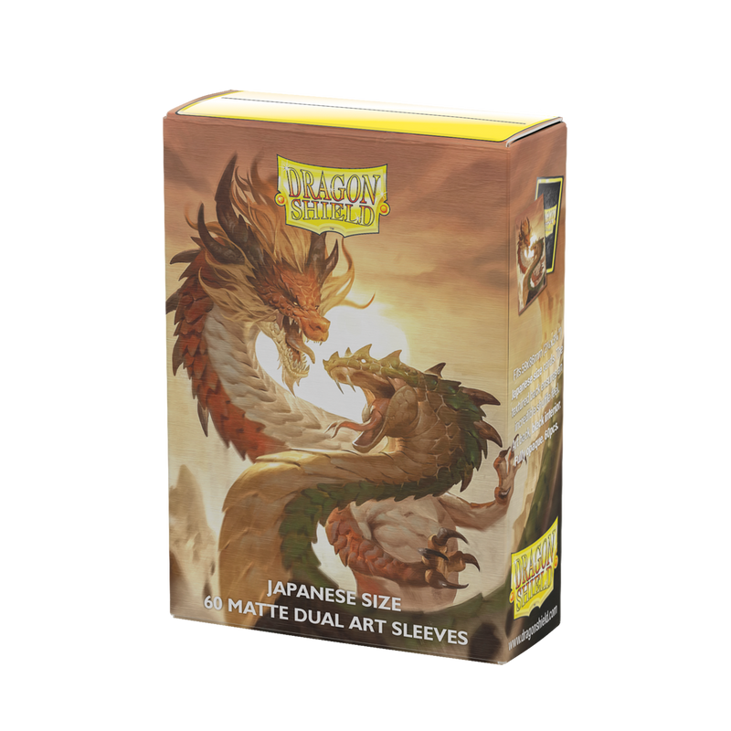 Dragon Shield: Japanese Size 60ct Art Sleeves - Wood Snake 2025 (Dual Matte)