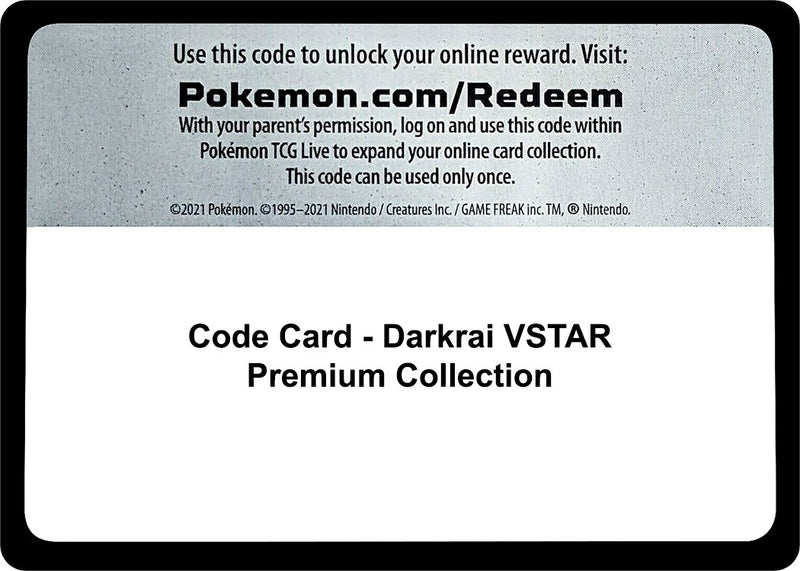 Image for Code Card - Darkrai VSTAR Premium Collection - Pokemon