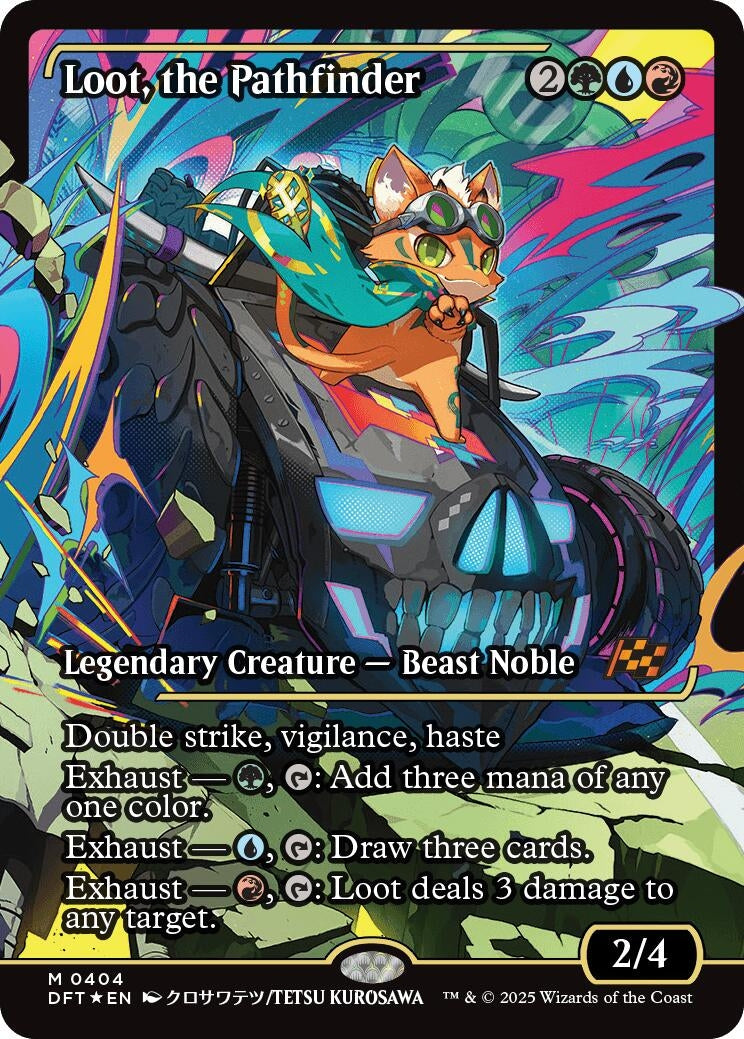 Image for Loot, the Pathfinder (Showcase) (Aetherdrift) (404) (DFT) - Magic: The Gathering