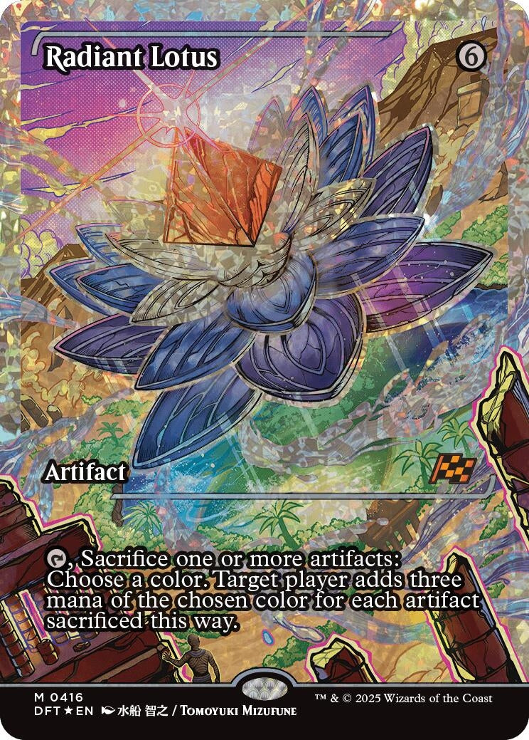 Image for Radiant Lotus (Showcase) (Fracture Foil) (Aetherdrift) (416) (DFT) - Magic: The Gathering