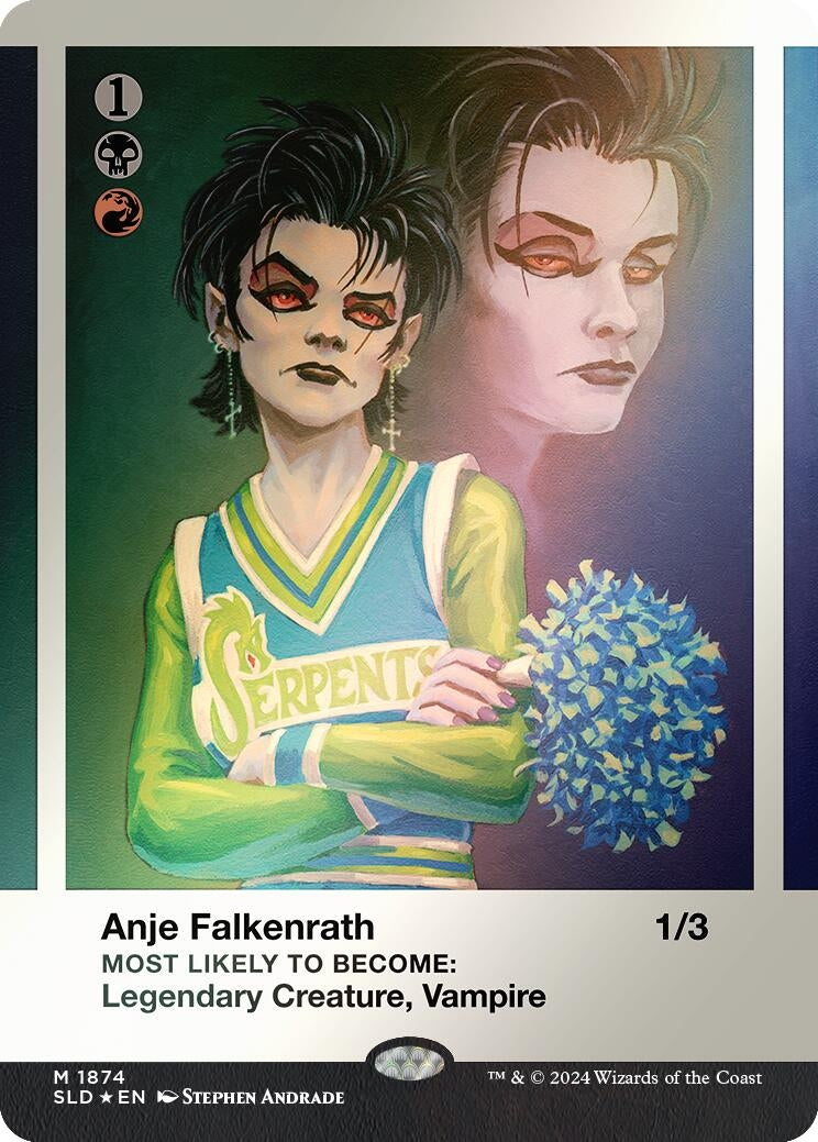 Image for Anje Falkenrath (Rainbow Foil) (Secret Lair Drop Series) (1874) (SLD) - Magic: The Gathering
