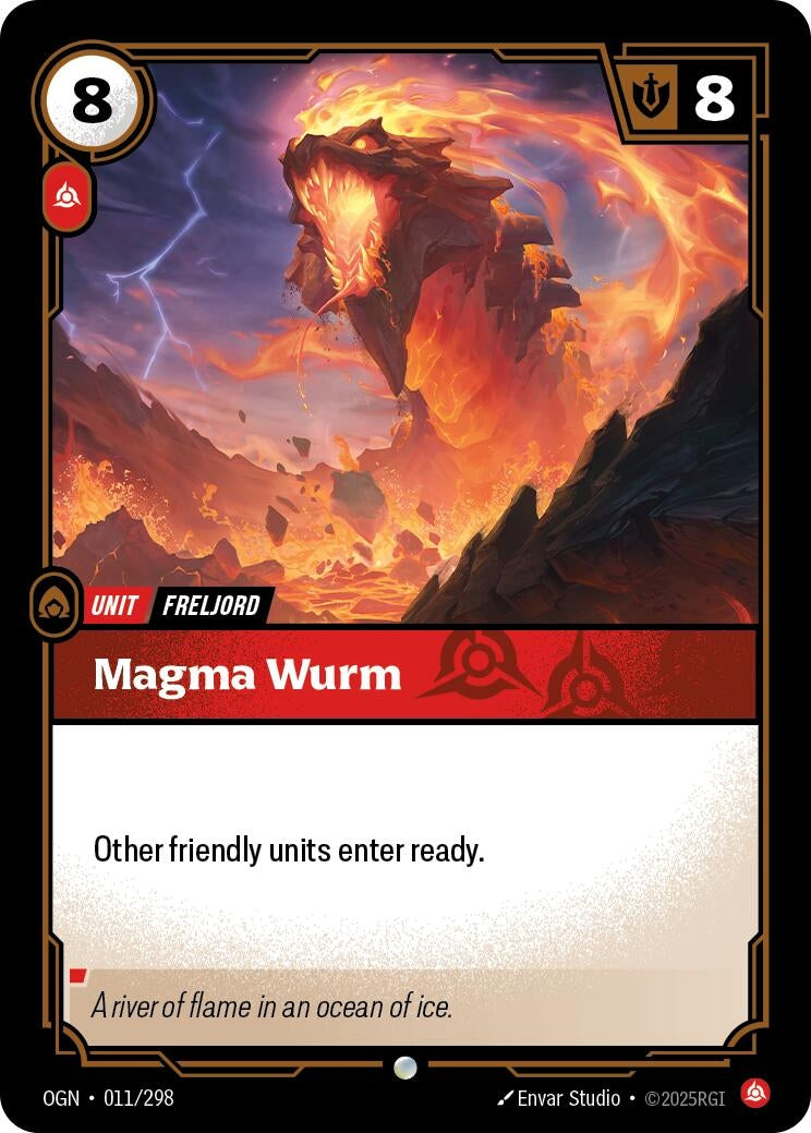 Image for Magma Wurm (Origins) (011/298) - Riftbound: League of Legends Trading Card Game