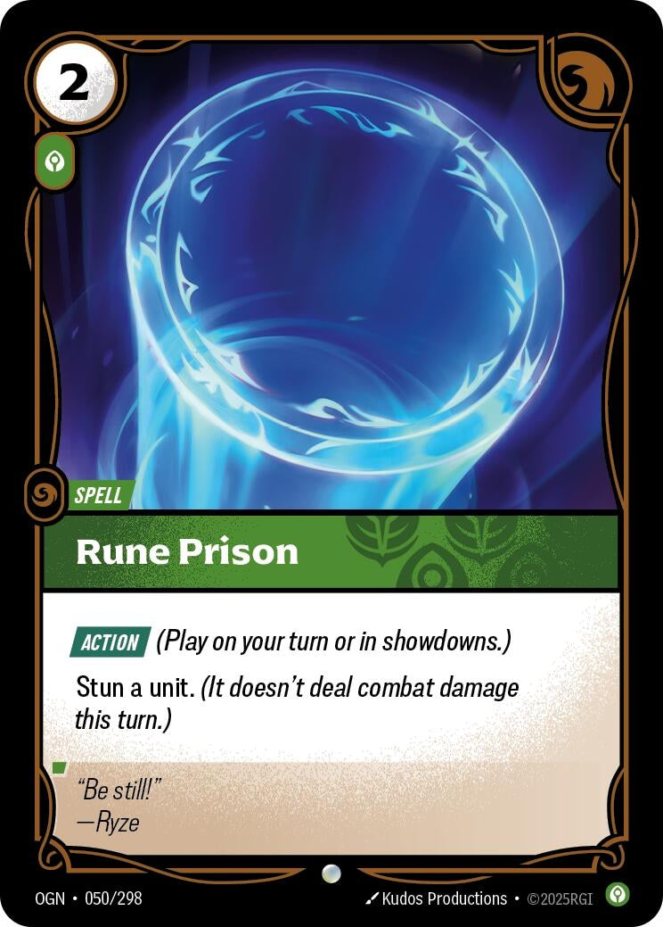 Image for Rune Prison (Origins) (050/298) - Riftbound: League of Legends Trading Card Game
