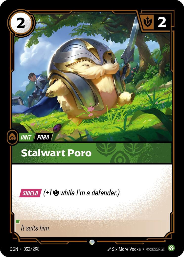 Image for Stalwart Poro (Origins) (052/298) - Riftbound: League of Legends Trading Card Game