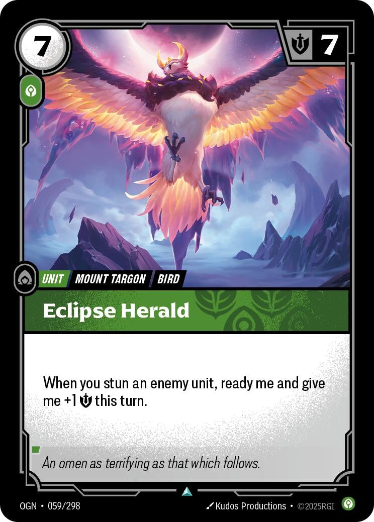 Image for Eclipse Herald (Origins) (059/298) - Riftbound: League of Legends Trading Card Game