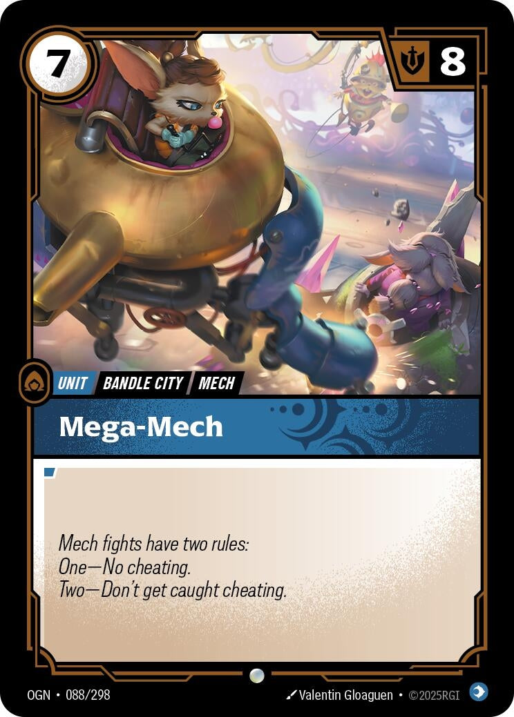 Image for Mega-Mech (Origins) (088/298) - Riftbound: League of Legends Trading Card Game