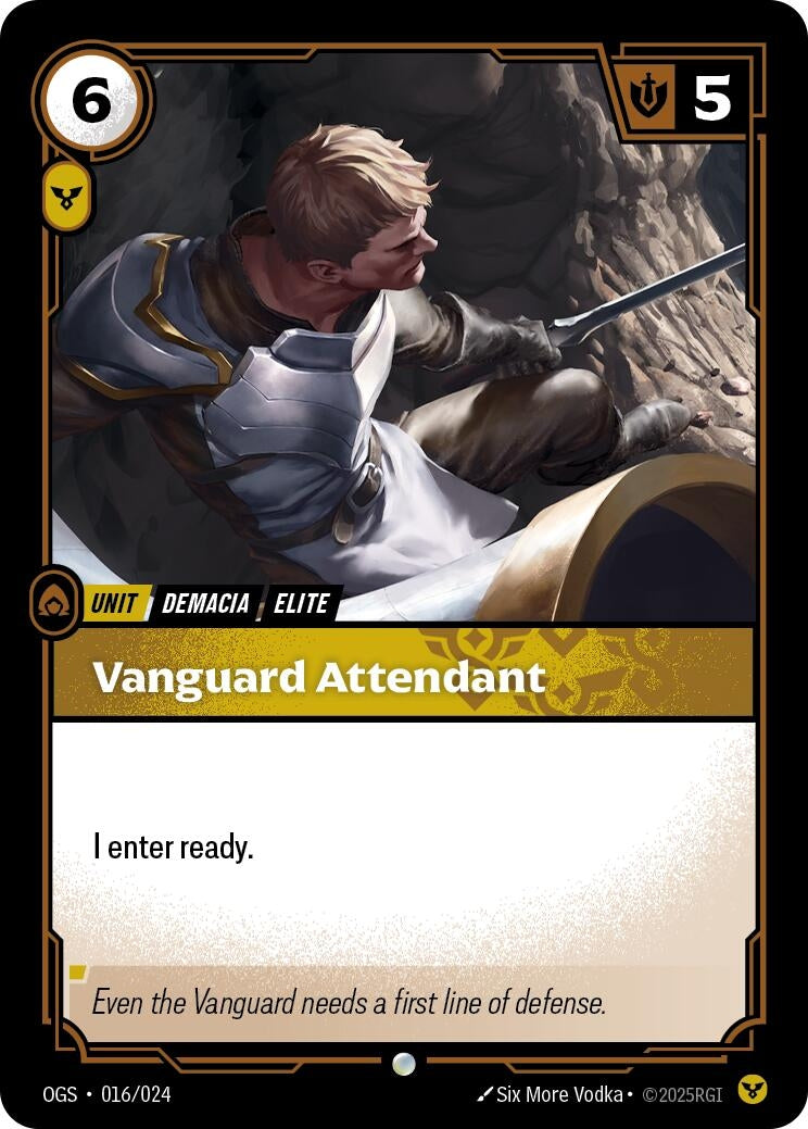 Image for Vanguard Attendant (Origins: Proving Grounds) (016/024) - Riftbound: League of Legends Trading Card Game