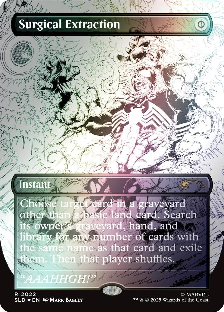 Surgical Extraction (2022) (Rainbow Foil) (Secret Lair Drop Series) (2022)