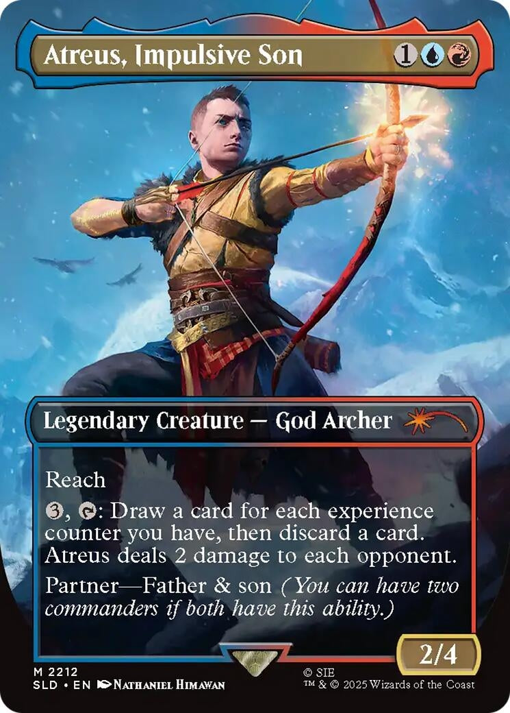 Image for Atreus, Impulsive Son (Secret Lair Drop Series) (2212) (SLD) - Magic: The Gathering
