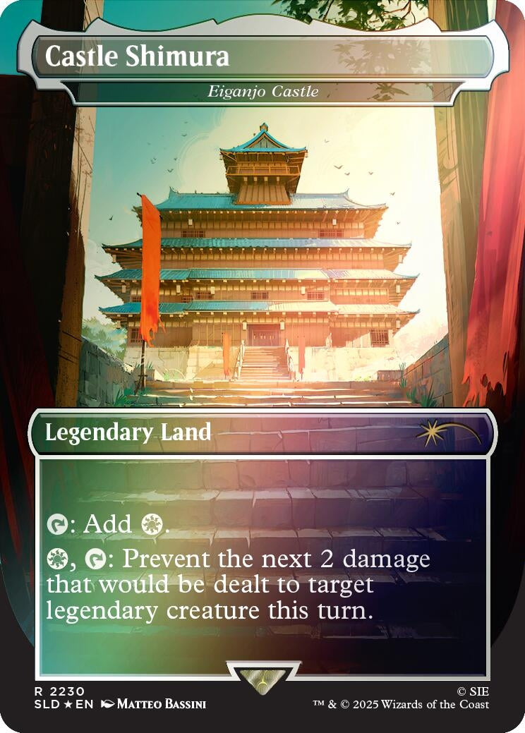 Image for Castle Shimura - Eiganjo Castle (Rainbow Foil) (Secret Lair Drop Series) (2230) (SLD) - Magic: The Gathering