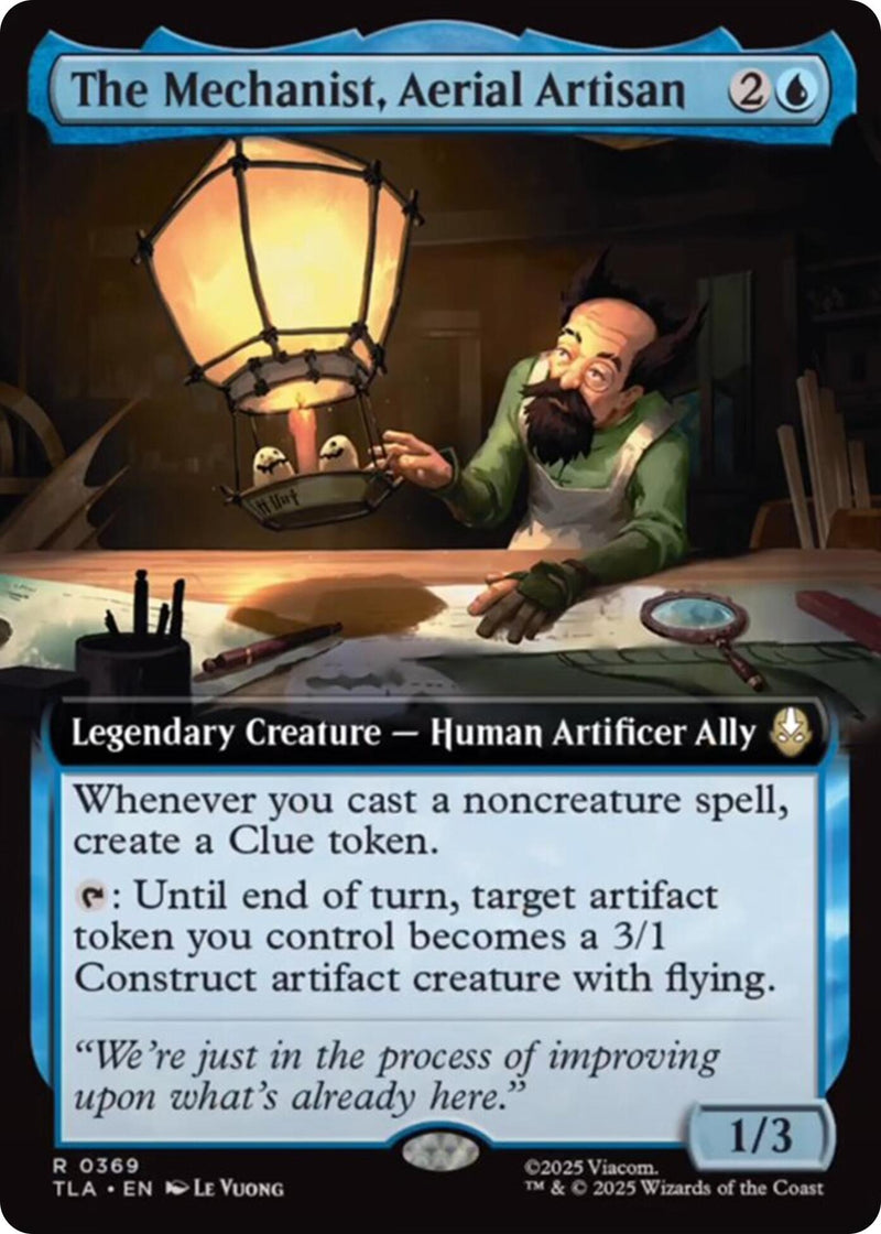 Image for The Mechanist, Aerial Artisan (Extended Art) (Avatar: The Last Airbender) (369) - Magic: The Gathering