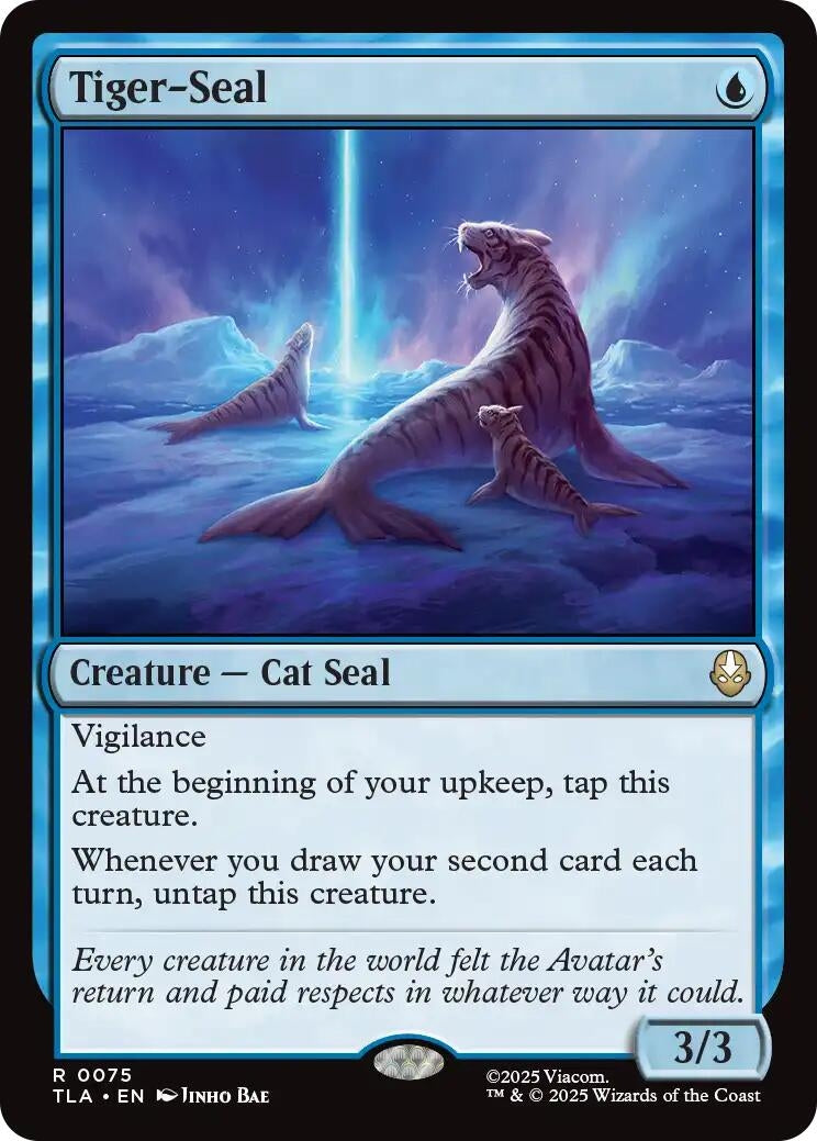 Image for Tiger-Seal (Avatar: The Last Airbender) (75) - Magic: The Gathering