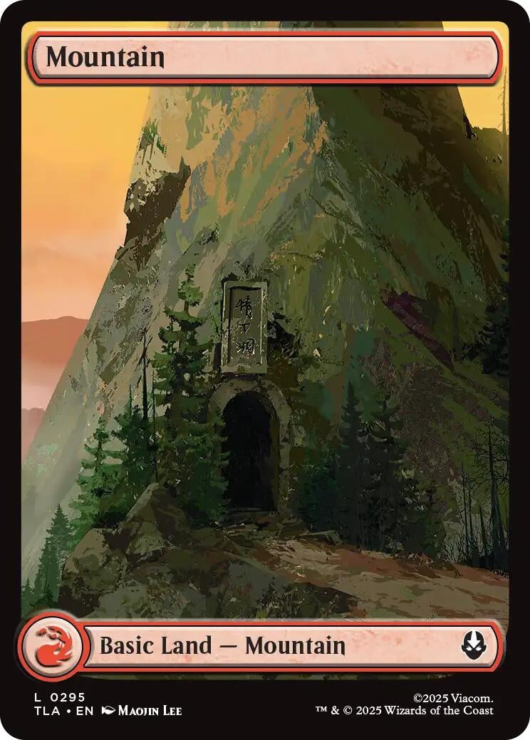 Image for Mountain (0295) (Avatar: The Last Airbender) (295) - Magic: The Gathering