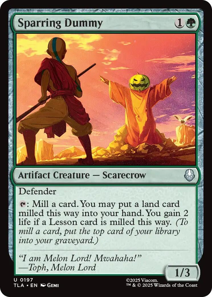 Image for Sparring Dummy (Avatar: The Last Airbender) (197) - Magic: The Gathering