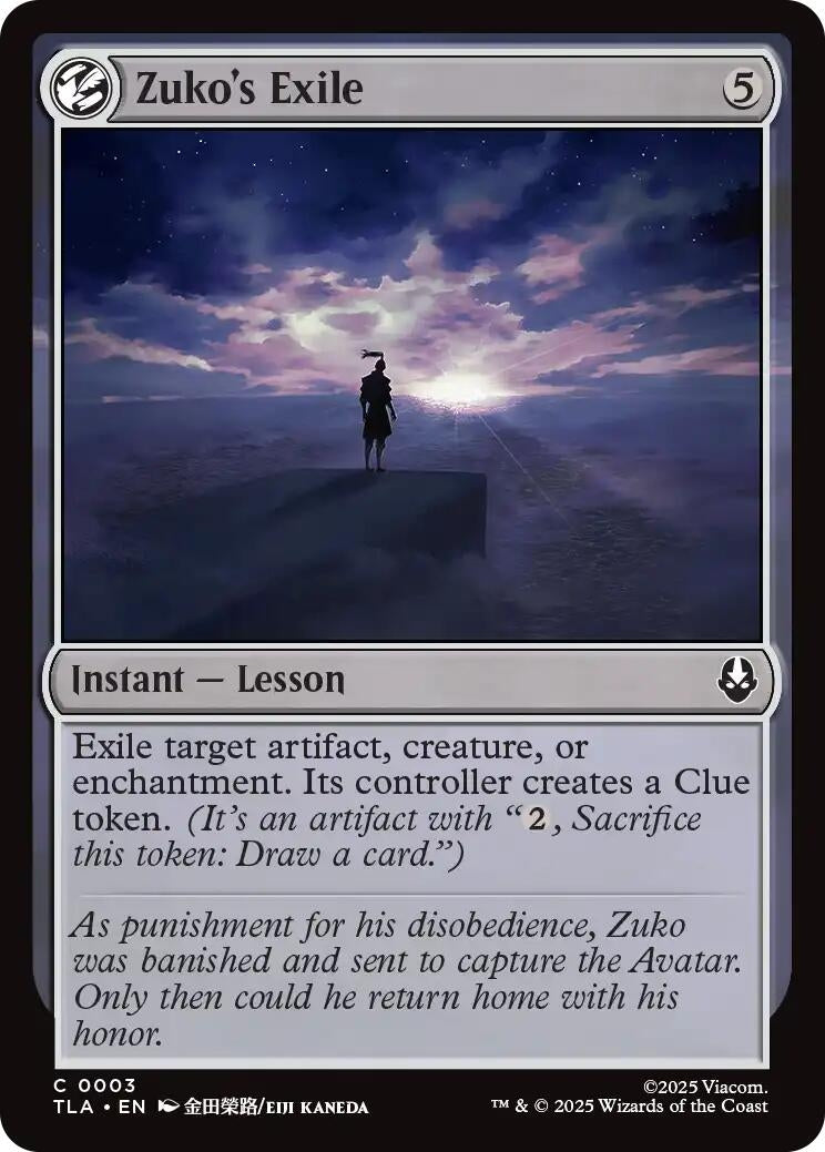 Image for Zuko's Exile (Avatar: The Last Airbender) (3) - Magic: The Gathering