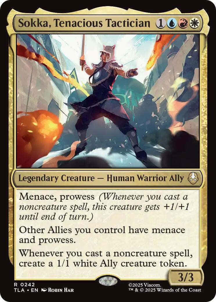 Image for Sokka, Tenacious Tactician (Avatar: The Last Airbender) (242) - Magic: The Gathering