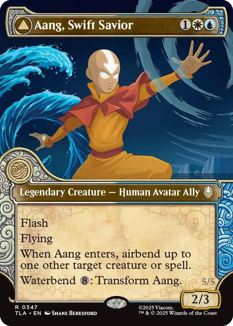 Image for Aang, Swift Savior (Showcase) (347) - Magic: The Gathering