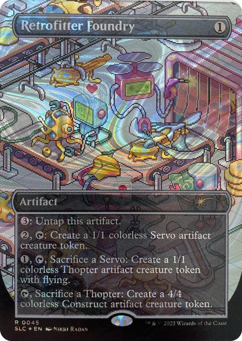 Image for Retrofitter Foundry (Halo Foil) (Secret Lair Countdown Kit) (45) (SLC) - Magic: The Gathering