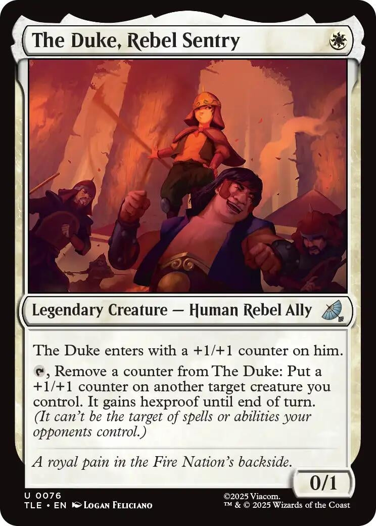 The Duke, Rebel Sentry (Avatar: The Last Airbender: Eternal-Legal) (76)
