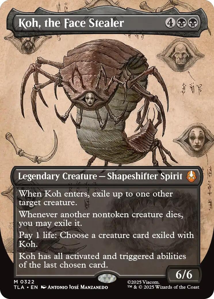 Image for Koh, the Face Stealer (Borderless) (322) - Magic: The Gathering
