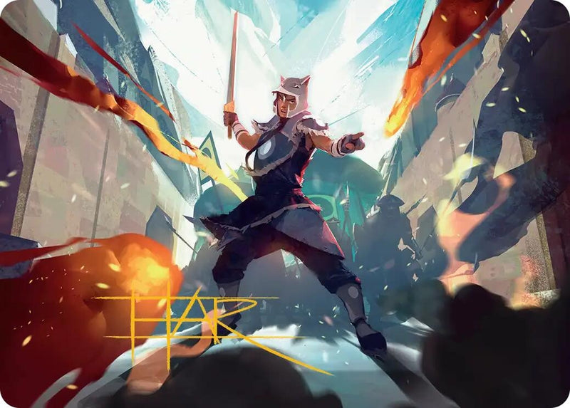 Image for Sokka, Tenacious Tactician Art Card (Gold-Stamped Signature) (23) - Magic: The Gathering