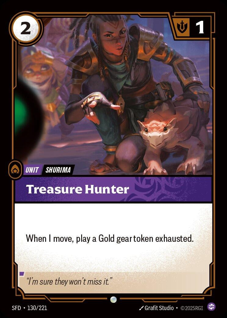 Image for Treasure Hunter (Spiritforged) (130/221) - Riftbound: League of Legends Trading Card Game