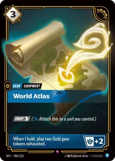 Image for World Atlas (Spiritforged) (086/221) - Riftbound: League of Legends Trading Card Game