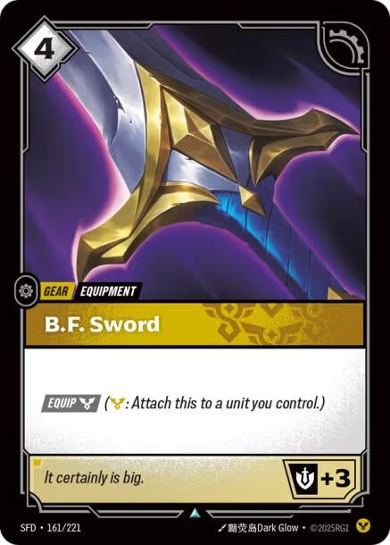 B.F. Sword (Spiritforged) (161/221)