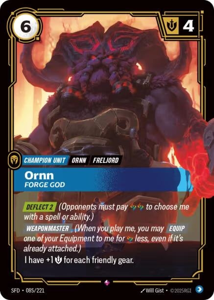 Ornn - Forge God (Spiritforged) (085/221)