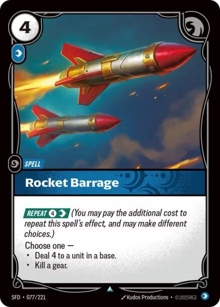 Rocket Barrage (Spiritforged) (077/221)