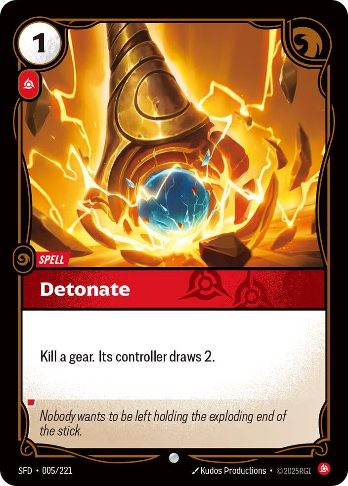Image for Detonate (Spiritforged) (005/221) - Riftbound: League of Legends Trading Card Game