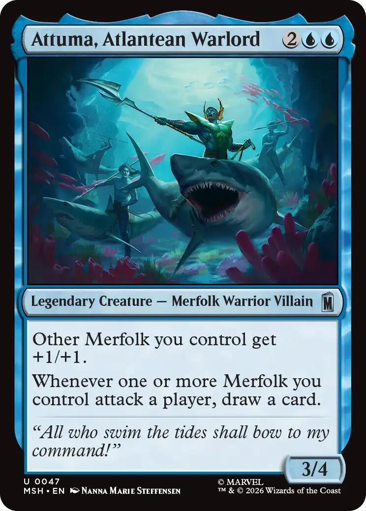 Image for Attuma, Atlantean Warlord (47) - Magic: The Gathering