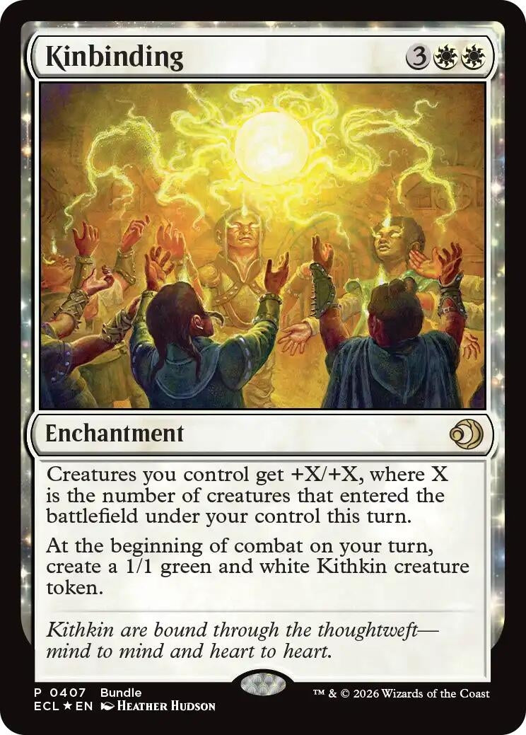 Image for Kinbinding (Unique and Miscellaneous Promos) (407) (UMP) - Magic: The Gathering