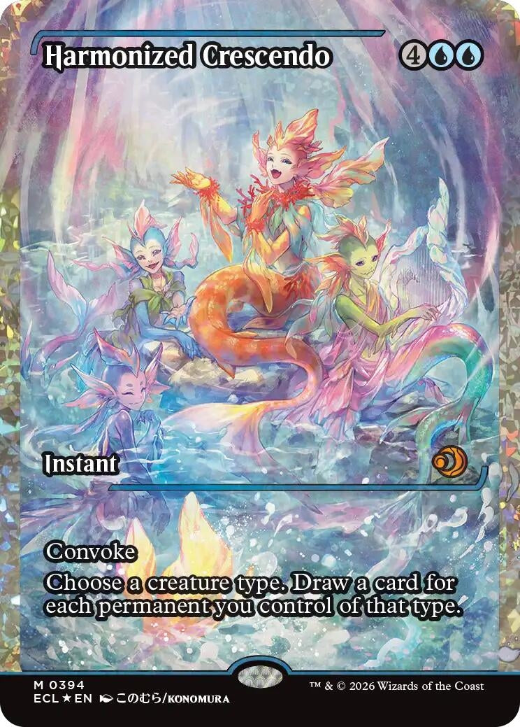 Image for Harmonized Crescendo (0394) (Showcase) (Fracture Foil) (394) - Magic: The Gathering