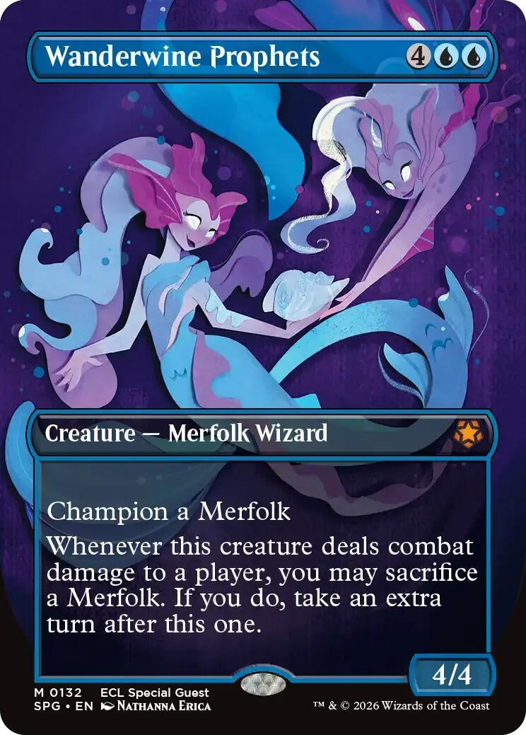 Image for Wanderwine Prophets (Borderless) (Special Guests) (132) (SPG) - Magic: The Gathering