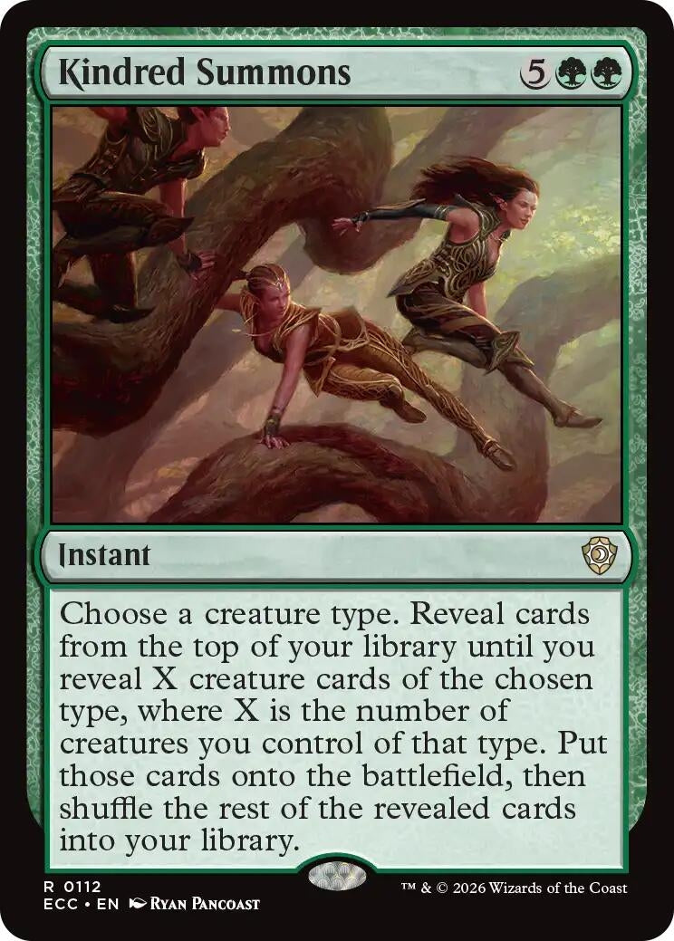 Image for Kindred Summons (112) - Magic: The Gathering
