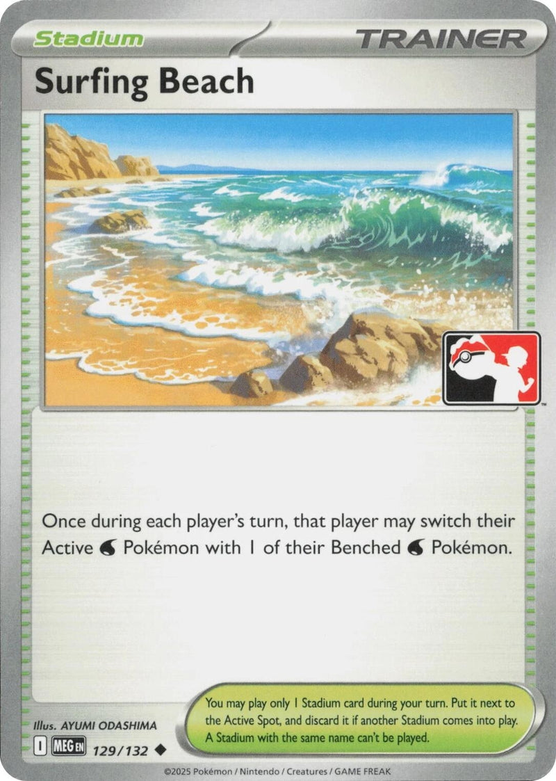 Image for Surfing Beach (Prize Pack Series Cards) (129/132) - Pokemon