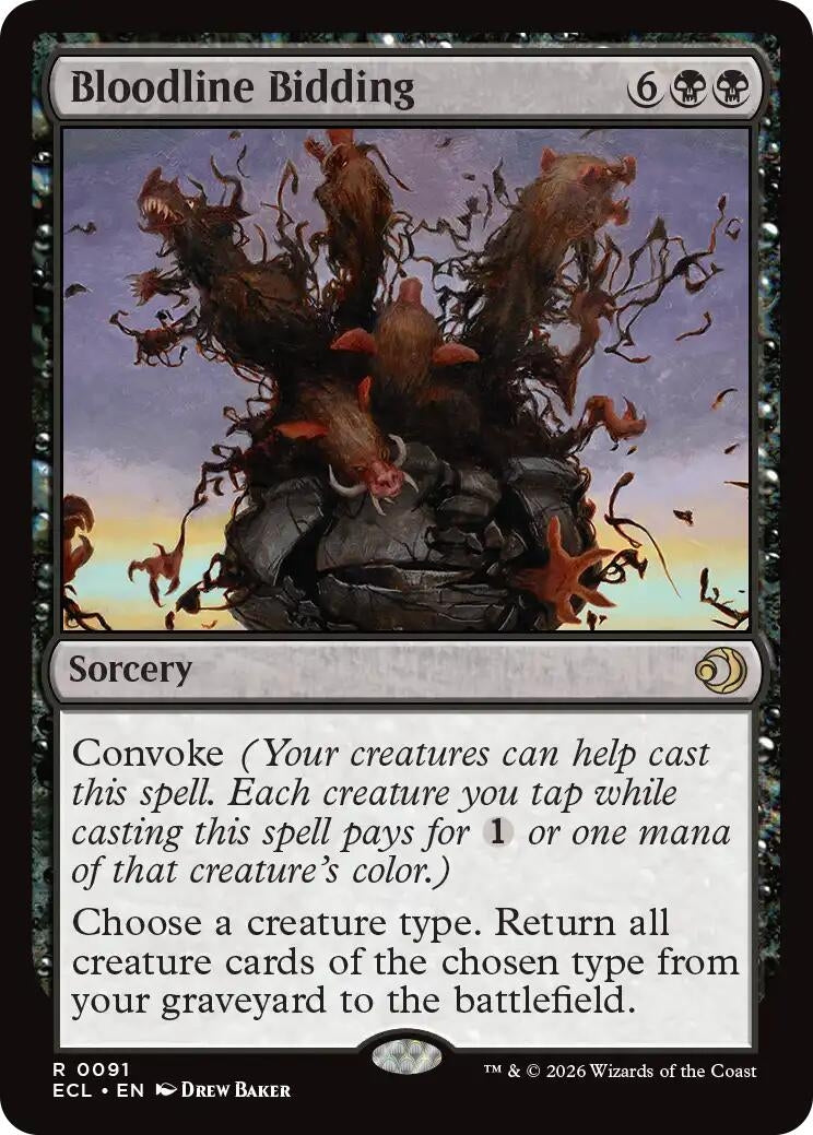 Bloodline Bidding (Lorwyn Eclipsed) (91)