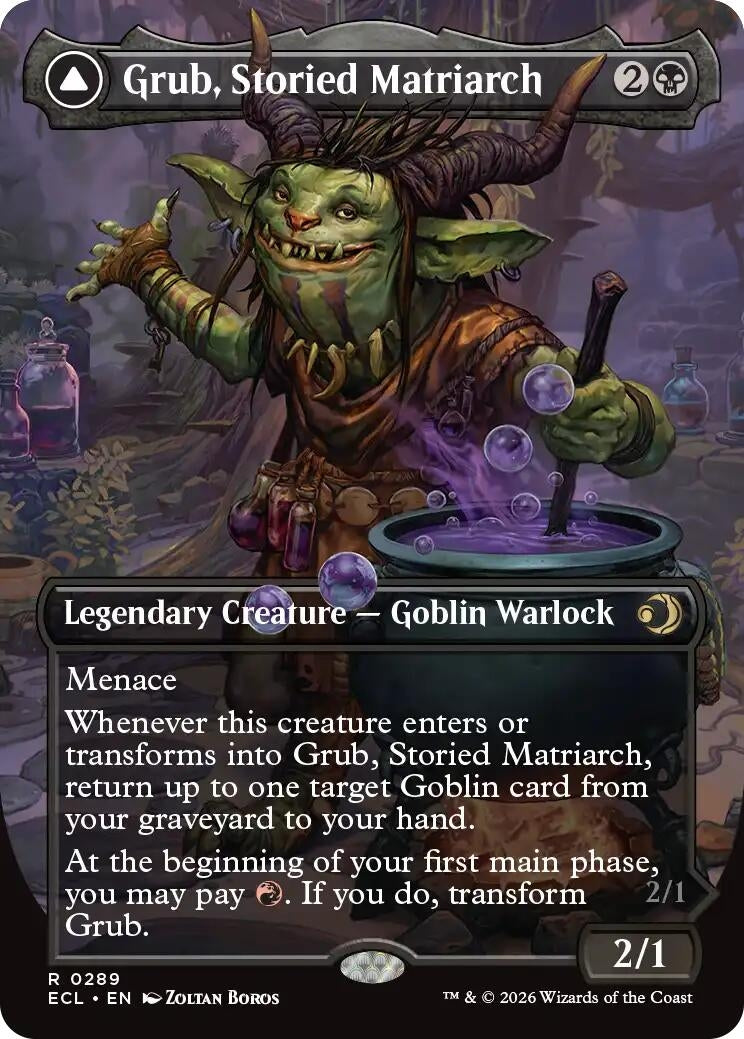 Image for Grub, Storied Matriarch (Borderless) (289) - Magic: The Gathering