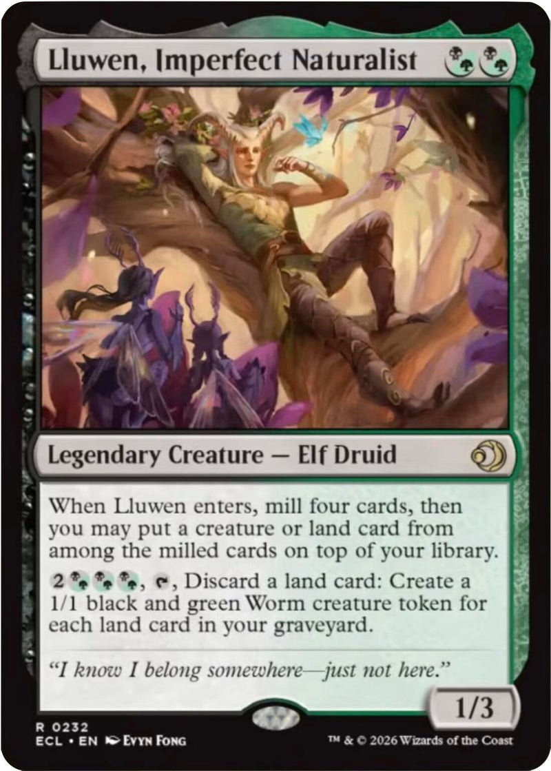 Lluwen, Imperfect Naturalist (Lorwyn Eclipsed) (232)