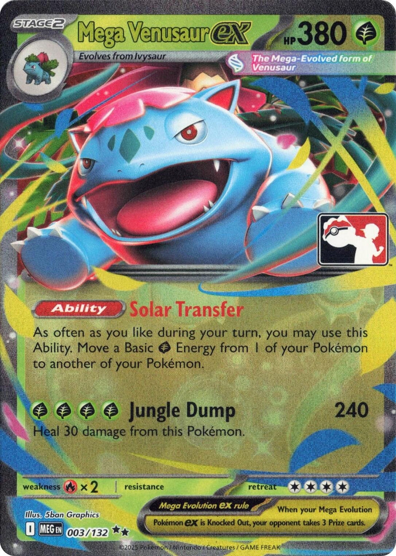 Image for Mega Venusaur ex (Prize Pack Series Cards) (003/132) - Pokemon