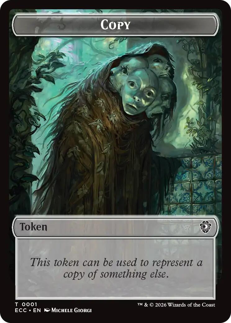 Image for Copy // Shapeshifter Double-Sided Token (Commander: Lorwyn Eclipsed) (1 // 1) (ECC) - Magic: The Gathering